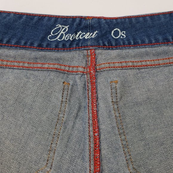 Tommy Hilfiger OS Boot Cut Jeans Size 9/10 Medium Wash 5 Pocket Design - Picture 5 of 12